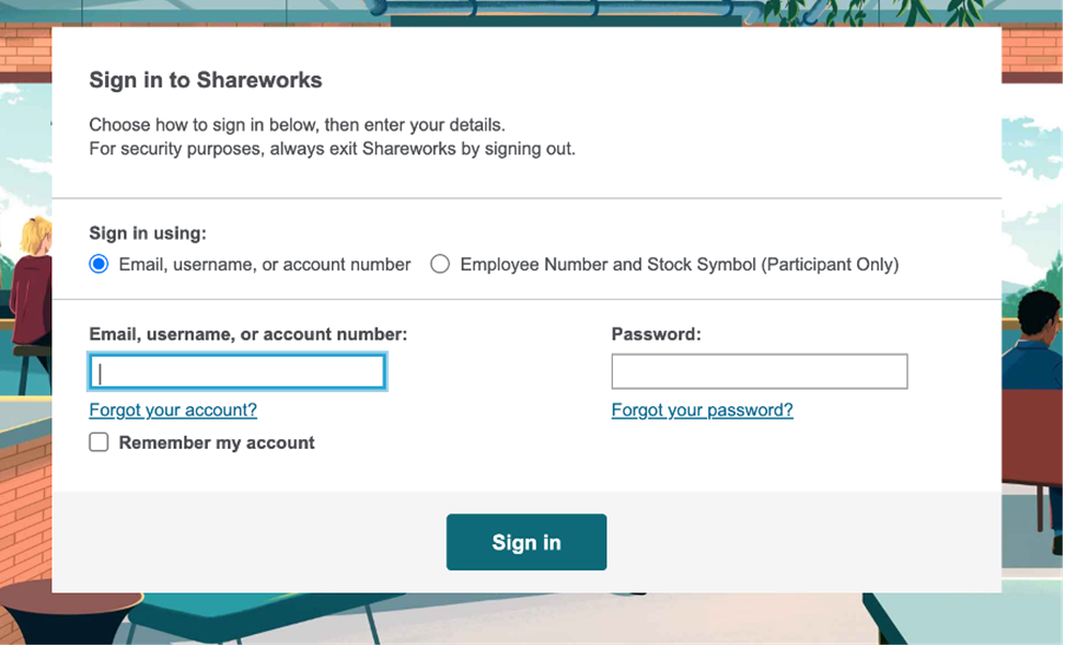 log into shareworks